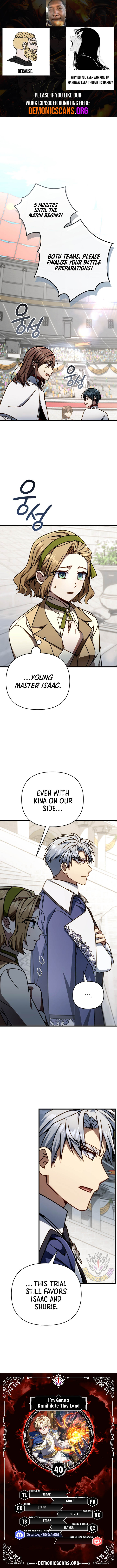 I'm Gonna Annihilate This Land Chapter 40 0